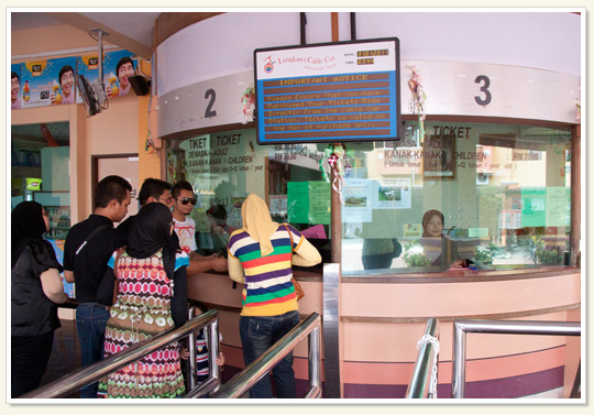 Ticket booth Langkawi Cable Car