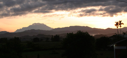 Mount Kinabalu on Borneo