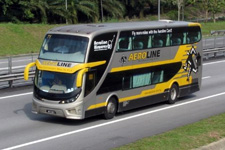 Taking a bus in Malaysia