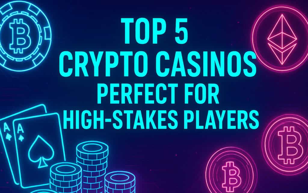 Top 5 Crypto Casinos Perfect for High-Stakes Players
