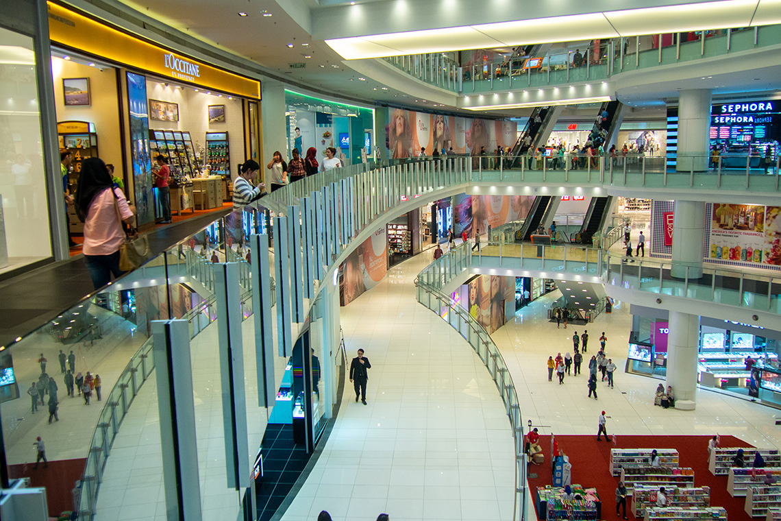 Shopping at Nu Sentral mall in KL